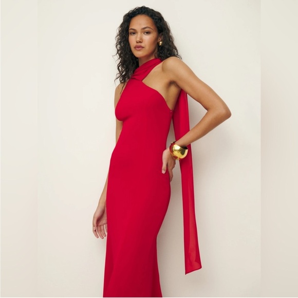 Reformation Rosalyn Red Dress - Picture 2 of 6